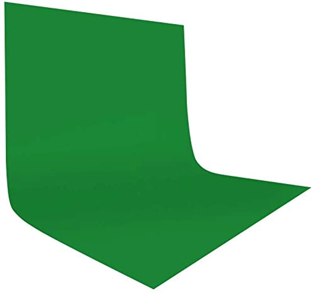 UTEBIT 10x10ft/3x3m Green Photo Backdrop Green Screen Chromakey Polyester Background Cloth Sheet Foldable for Video Pictures Photography Studio Shooting