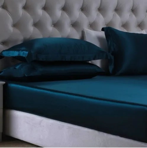 19 Momme Sábana Bajera de Seda sin Costura