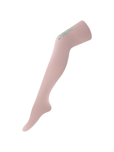 Shop Butterfly Pink Embroidered Stockings Online | Zhilyova