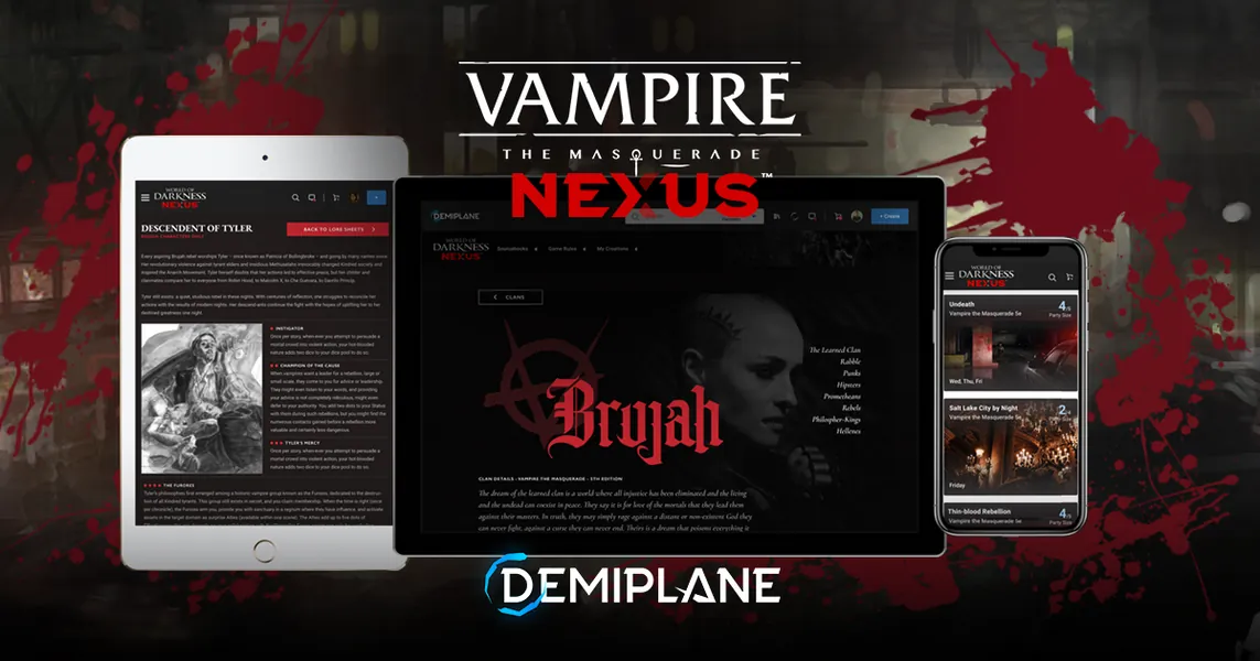 Vampire: The Masquerade Nexus - Digital Reader - Player's Guide