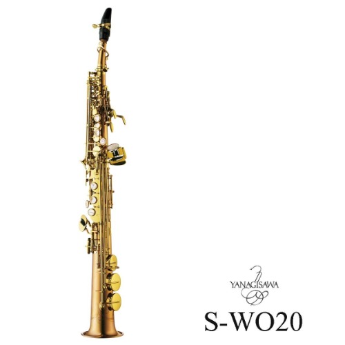 YANAGISAWA S-WO20 Soprano Saxophone Bronze Tube Lacquer Finish New