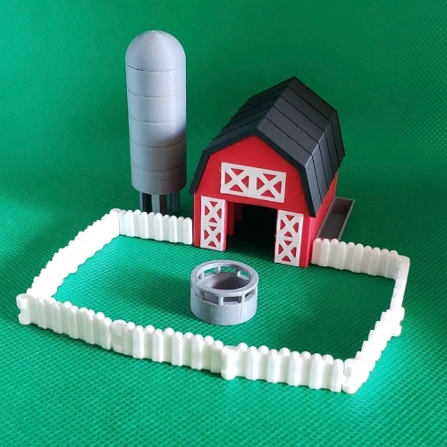 Barn Set for Dairy Cow Isopod Enclosure