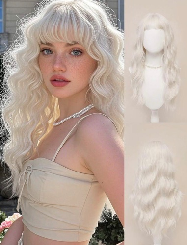 White Blonde Wig 