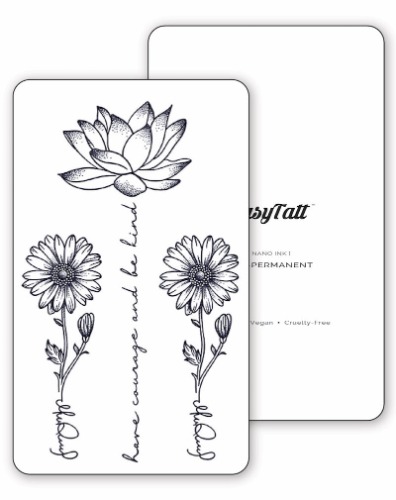 (3 Tattoos) Have Courage and Be Kind - Semi-Permanent Tattoos | Default Title