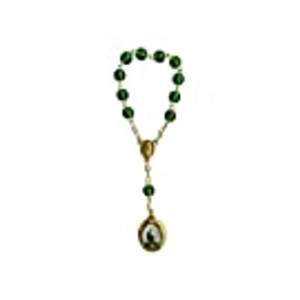 Green One Decade Saint Jude Rosary Decenario De San Judas Tadeo Small Rosary Catholic Prayer
