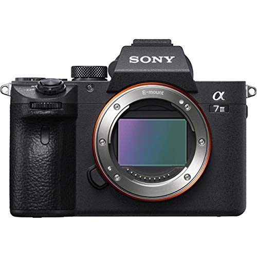 Sony a7 III ILCE7M3/B Full-Frame Mirrorless Interchangeable-Lens Camera with 3-Inch LCD, Body Only,Base Configuration,Black - Body Only - Base