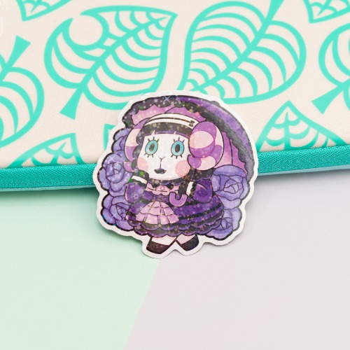 Muffy Die Cut Holographic Stars Vinyl Sticker