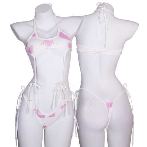 Drippin in Milk Swimsuit | Pink / XS/S