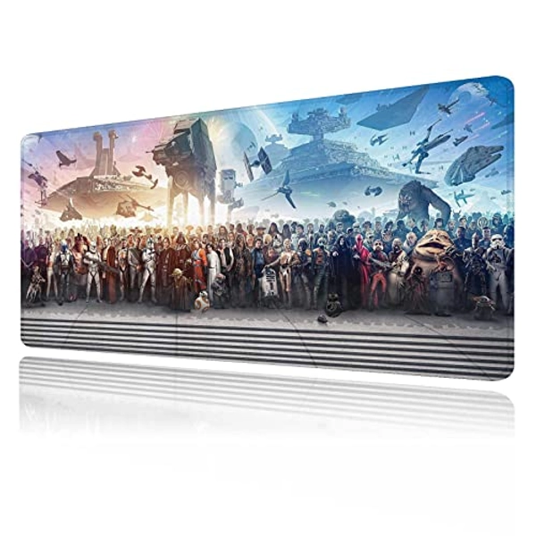 XXL Large Gaming Mouse Pad with The Chosen One Custom Desk Pad,Mousepad with Anti-Slip Rubber Base,Stitched Frame Mouse Mat,Portable Desk Mat for Computer Keyboard Mice Laptop & PC,31.5X15.7 Inch