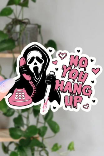 Kawaii Killer Ghostface Sticker | Default Title