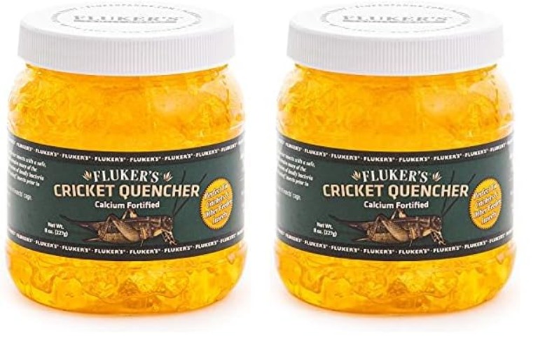 Fluker's Cricket Quencher Calcium Fortified, Easy to Use Gel Formula, 8 oz (Pack of 2) - 8 Ounce (Pack of 2)
