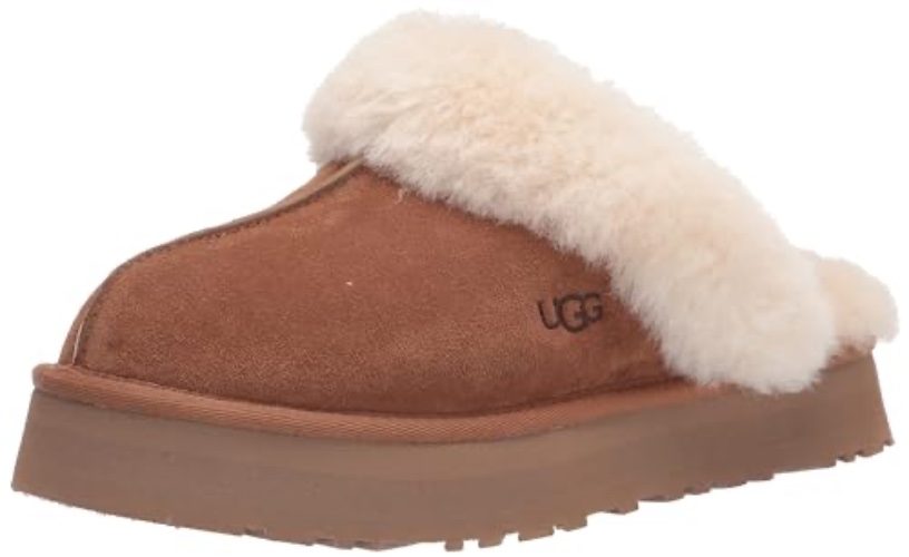 UGG Women's Disquette Slipper - 8 - Chestnut