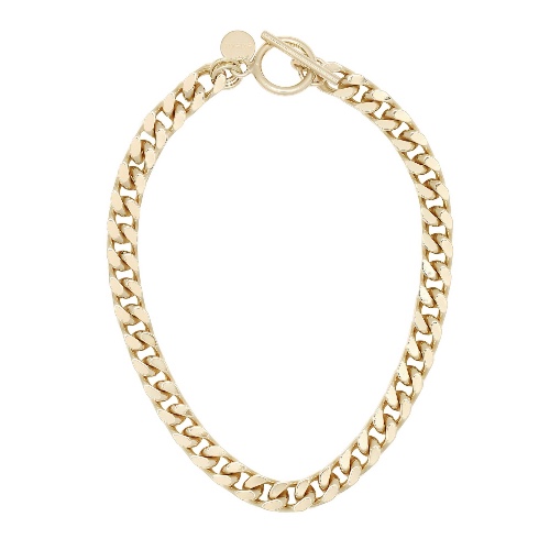 Tara Toggle Necklace - 16" Gold