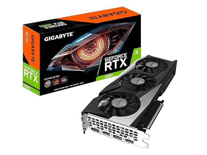 GIGABYTE GeForce RTX 3060 Gaming OC 12G (REV2.0) Graphics Card, 3X WINDFORCE Fans, 12GB 192-bit GDDR6, GV-N3060GAMING OC-12GD Video Card - GeForce RTX 3060 GAMING OC 12G (REV2.0)