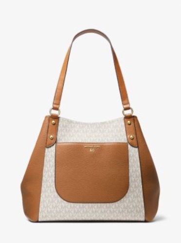 Molly Large Logo And Leather Tote Bag | Michael Kors