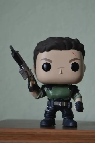 Chris Redfield Custom Pop Vinyl Figure from Resident Evil