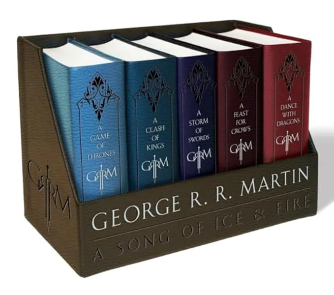 A Game of Thrones / A Clash of Kings / A Storm of Swords / A Feast for Crows / A Dance with Dragons (Song of Ice and Fire Series) (A Song of Ice and Fire) Set of 5 books, Pack of 5