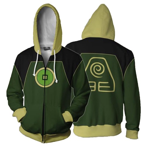 ZUOLAER Men‘s Zip Hooded Sweatshirt Avatar: The Last Airbender Hoodie Soft Comfortable Adjustable Drawstring Loose Fit for Unisex Men Women Youth