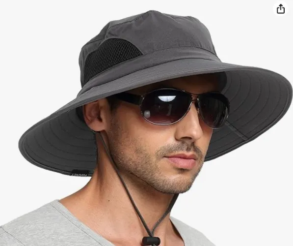 Men's Wide Brim Sun Hat