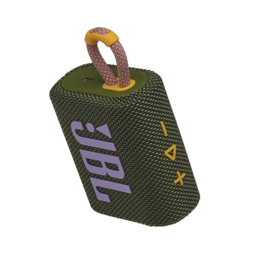 JBL GO 3 Portable Waterproof Dustproof Speaker - Green