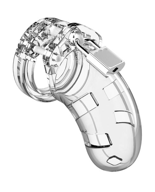 "Shots Man Cage Chastity 3.5"" Cock Cage Model" - Clear / Model 2