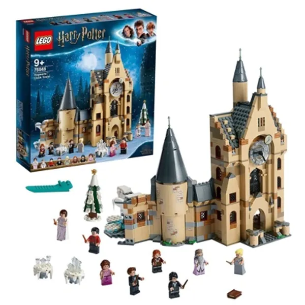 LEGO 75948 Harry Potter Hogwarts Castle Clock Tower Toy, Compatible with Great Hall and Whomping Willow Sets
