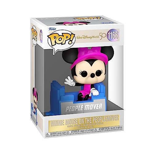 Funko Pop! Disney: WDW50- People Mover Minnie Mouse - Disney World 50th Anniversary - Vinyl-Sammelfigur - Geschenkidee - Offizielle Handelswaren - Spielzeug Für Kinder und Erwachsene - Heimdeko