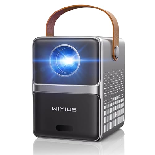 [Electric Focus] Mini Projector with 5G WiFi and Bluetooth, WiMiUS 1080P Portable Projecteur, Outdoor Movie Projector, 300" Screen, Home Theater Projector Compatible with iOS/Android/TV Stick/HDMI/PS5