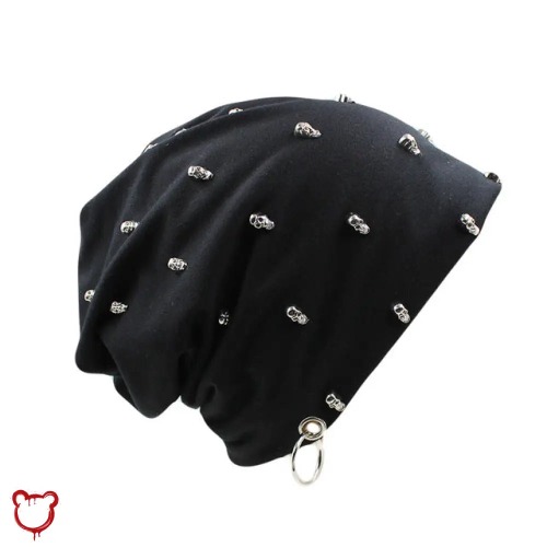 Skull Beanie - Black
