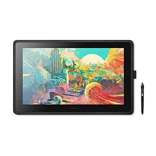 Wacom Cintiq 22 Creative Pen Display including adjustable Stand —for on screen Illustrating and Drawing, with 1920 x 1080 Full HD Display and Pro Pen 2 Pen Precision, Windows & Mac Compatible - Cintiq 22 - Single