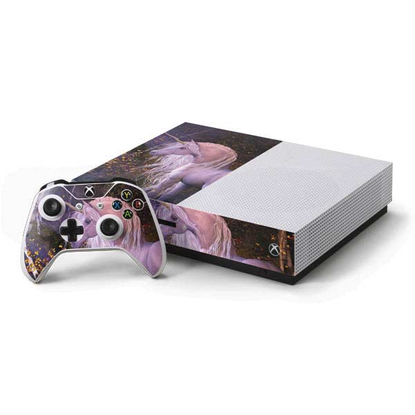 Autumn Glow Unicorn by Laurie Prindle Xbox One Skins - Xbox One S All-Digital Edition Bundle