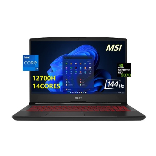MSI 2022 Newest Pulse GL66 15.6" FHD 144Hz Gaming Laptop 12th Intel Core i7-12700H (14 Cores) - RTX 3070, RGB Backlit KB, Cooler Boost 5, WiFi 6, Win11, Black, w/HDMI (32GB RAM | 2TB PCIe SSD) - 32GB RAM | 2TB PCIe SSD