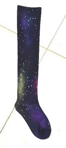 Galaxy Thigh High Compression Socks - XXL