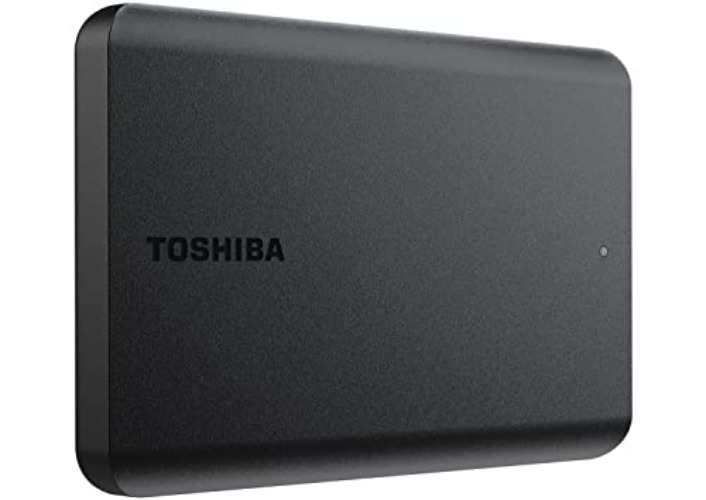 Toshiba Canvio Basics 1TB Portable External Hard Drive USB 3.0, Black - HDTB510XK3AA - Contemporary - 1 TB - Black