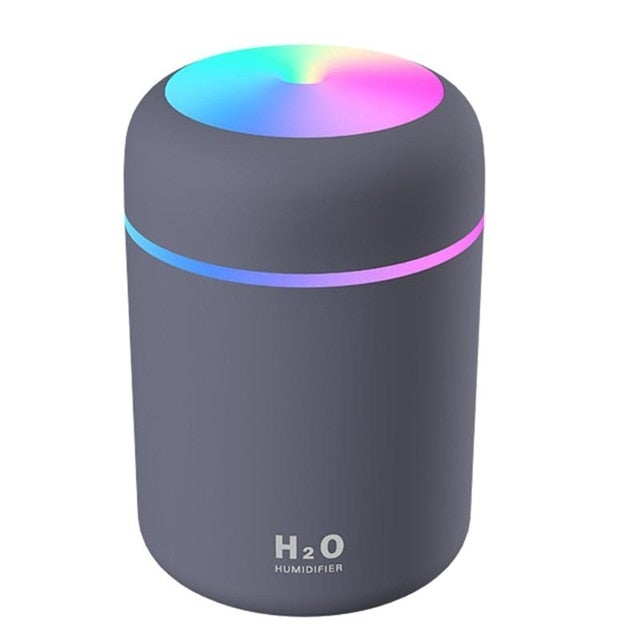 2-in-1 Mini USB Diffuser/Humidifier - Gray