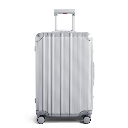 TREK Aluminum Suitcase Silver | Carry-On