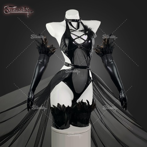 KORURACLUB COSPLAY RAVEN SUIT LINGERIE KO04 (5-PIECE SET) | S