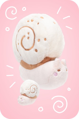 Cindy the Cinnamon Roll Snail | Regular 10”