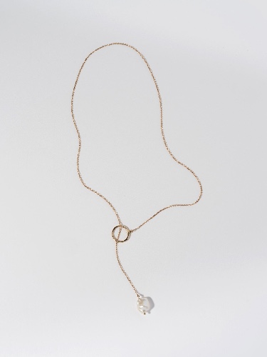 PERLA LARIAT | 14K Gold