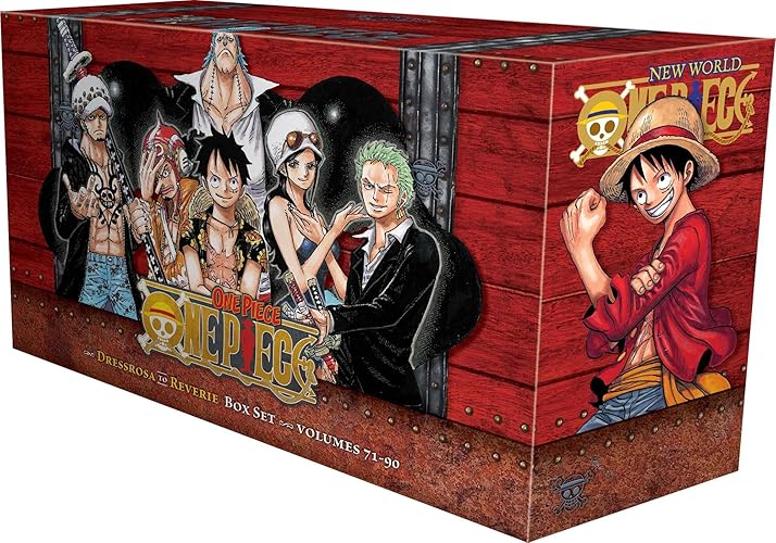One Piece Box Set 4: Dressrosa to Reverie: Volumes 71-90 with Premium (4) (One Piece Box Sets)