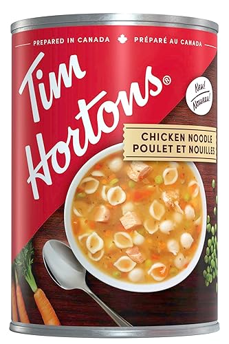 Tim Hortons Chicken Noodle Soup, Ready-to-Serve, 540mL Can - Chicken Noodle