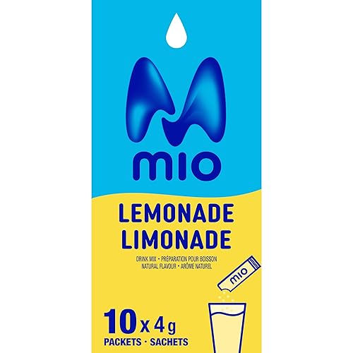 mio Lemonade Drink Mix, 4 g Packets, 10 ct Box (Pack of 8)