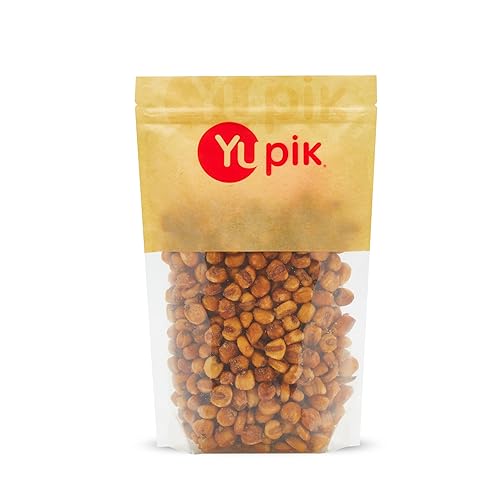 Yupik Toasted Corn Nuts, Salted, 1 kg, Gluten-Free, Kosher, Vegan, Roasted Corn Kernels, Seasoned with Salt, Source of Fiber, Crunchy Snack, Ideal for Game Night & BBQ - 1 kg (Pack of 1)