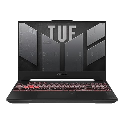 ASUS TUF Gaming A17 (2023) Gaming Laptop, 17.3” FHD 144Hz Display, GeForce RTX 4060, AMD Ryzen 7 7735HS, 16GB DDR5, 1TB PCIe 4.0 SSD, Wi-Fi 6, Windows 11, FA707NV-ES74 - 17.3” FHD | RTX4060 | Ryzen 7
