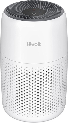 LEVOIT Air Purifiers for Bedroom Home, HEPA Filter Cleaner with Fragrance Sponge for Better Sleep, Filters Smoke, Allergies, Pet Dander, Odor, Dust, Office, Desktop, Portable, Core Mini, White