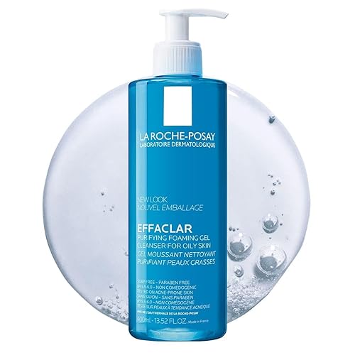 La Roche-Posay Effaclar Purifying Foaming Gel Cleanser, For Oily, Blemish-Prone Skin, Leaves Skin Clean and Clear, 400ml