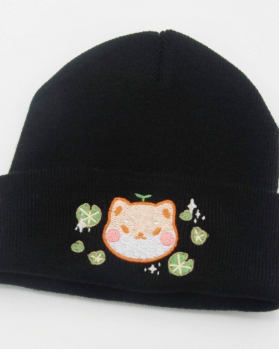 Shiba seedling beanie - Black