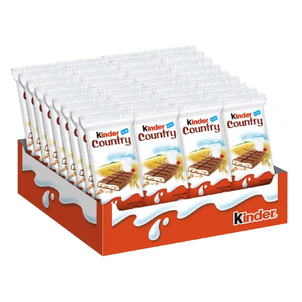 40 X KINDER CEREALI EXPO SNACK DA 23,5 g CIOCCOLATO LATTE E CEREALI TAVOLETTE