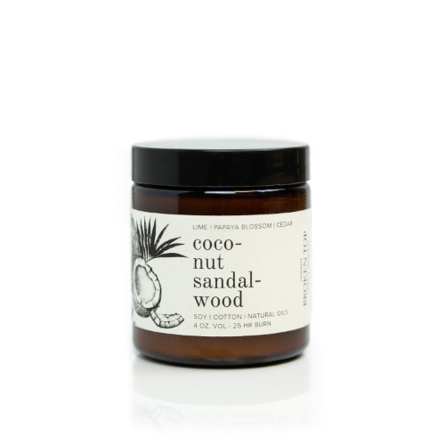 Coconut Sandalwood Soy Candle | 4oz