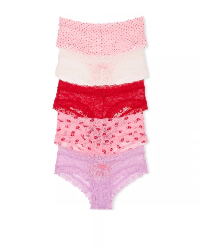 5-Pack Lace Cheeky Panties